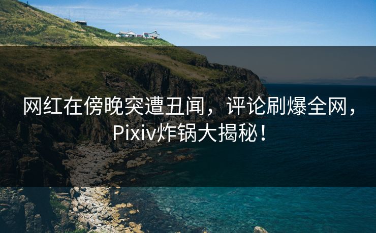 网红在傍晚突遭丑闻，评论刷爆全网，Pixiv炸锅大揭秘！